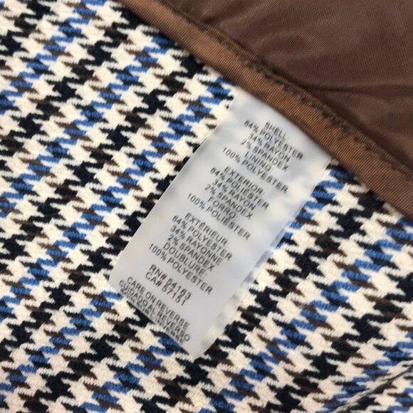Tommy Hilfiger Two-Button Houndstooth Blazer PLUS - Picture 8 of 10